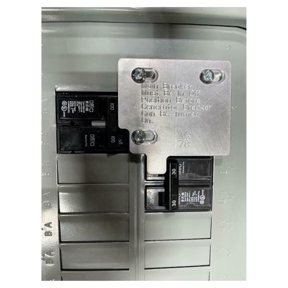 Generator Interlock WR-78, Electric Start, Compatible with Bxrc 100 amp Panels
