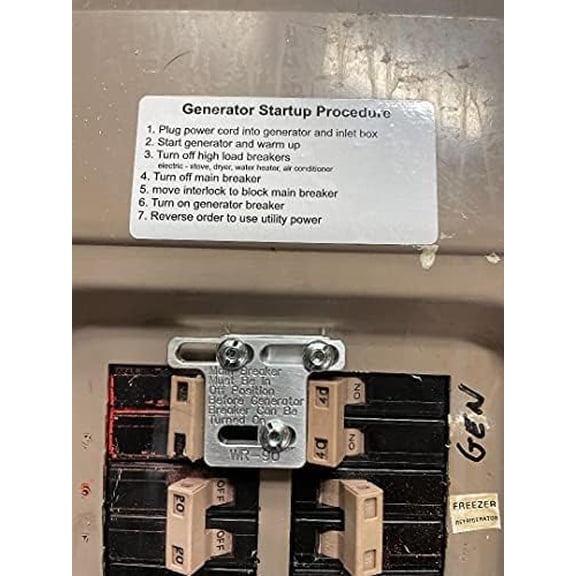 Generator Interlock for Cutler Hammer and Eaton 100 Amp Panels$$Tools & Hardware Other