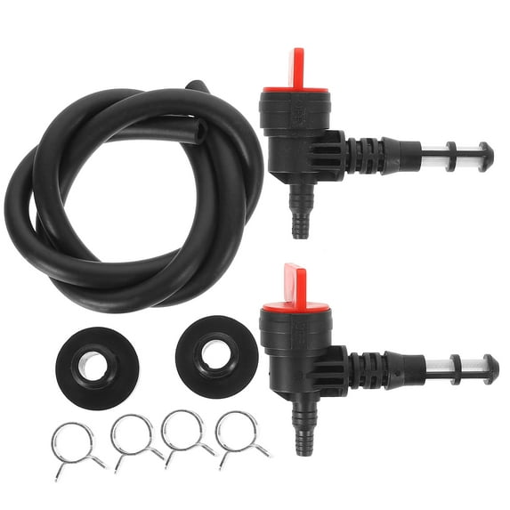 Generator Maintenance Universal 90 Degree Fuel Tank Shut-off Valve Set Cut Oil Drain Plug Coils