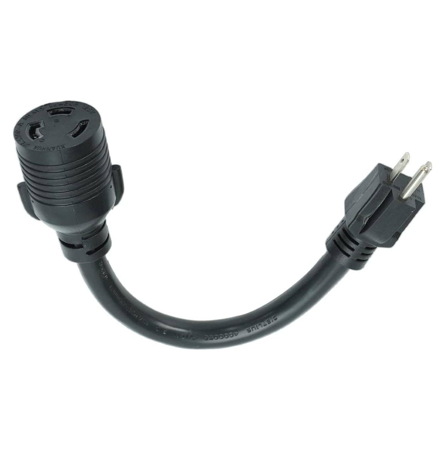 Generator Power Cord Adapter, 3 Prong 15 Amp 125V NEMA 515P Male Plug