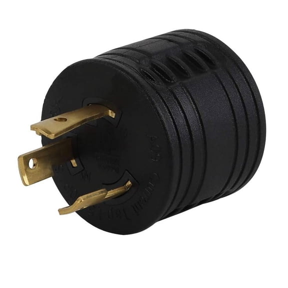Generator RV Plug Adapter 30A 3-Prong Adapter L5-30P Male to TT-30R Female