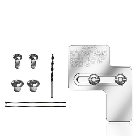 Generator Safety Interlock Kit For Murray 100Amp Circuit Breaker Panel Switches