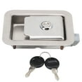 Generator Set Panel Lock Stainless Steel with 2 Keys Square for Tool Box Electric