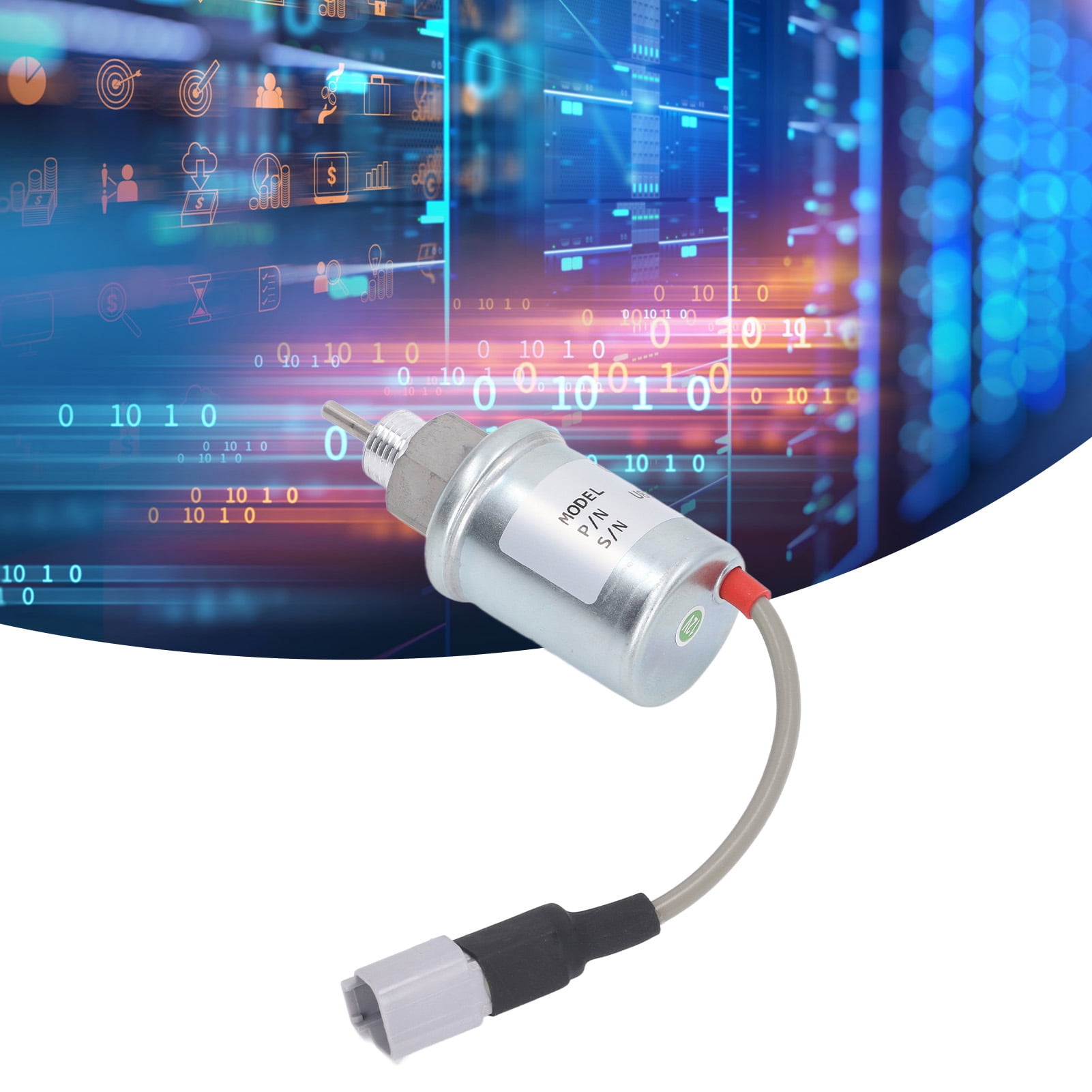 Generator Solenoid Valve, Aluminum Alloy ABS Safe Operation Fuel Shut