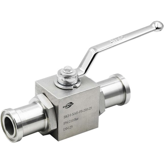 Generic  1-1/2"" 3000 PSI Split Flange Steel Ball Valve, Silvery