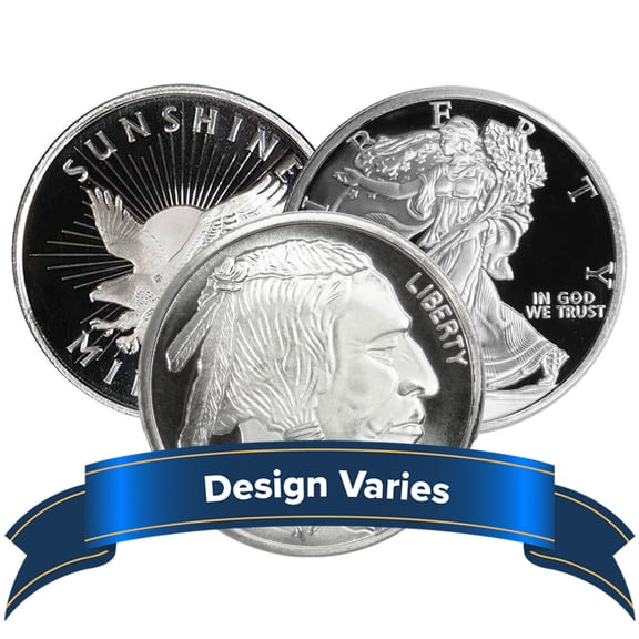 Generic 1/2 oz Silver Rounds .999 Fine