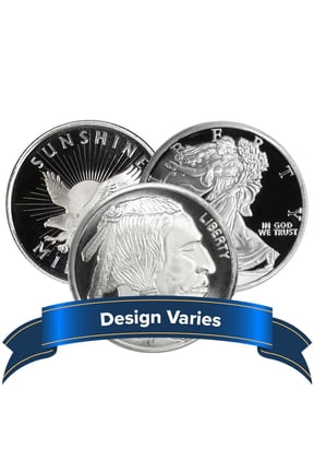 Generic 1/2 oz Silver Rounds .999 Fine
