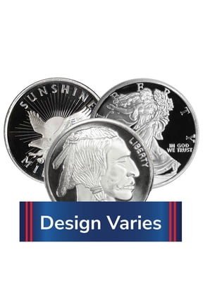 Generic 1/2-oz Silver Rounds .999 Fine
