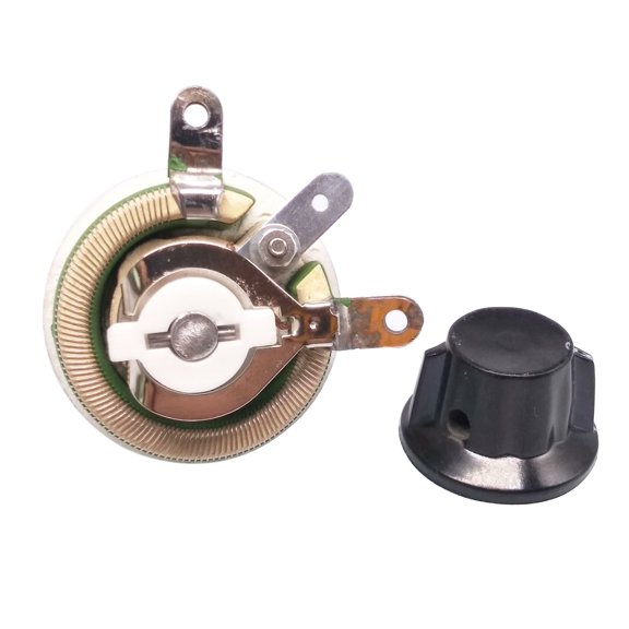 Generic 1-Pack 25W 30 Ohm High Power Wirewound Potentiometer, Rheostat, Variable Resistor for Industrial Controls