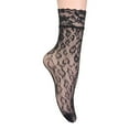 thumbnail image 1 of Generic 1 Pairs Sheer Fashion Mid-Calf Socks For Ladies Women Lace Ankle Socks Fishnet Short Stockings Socks, 1 of 4