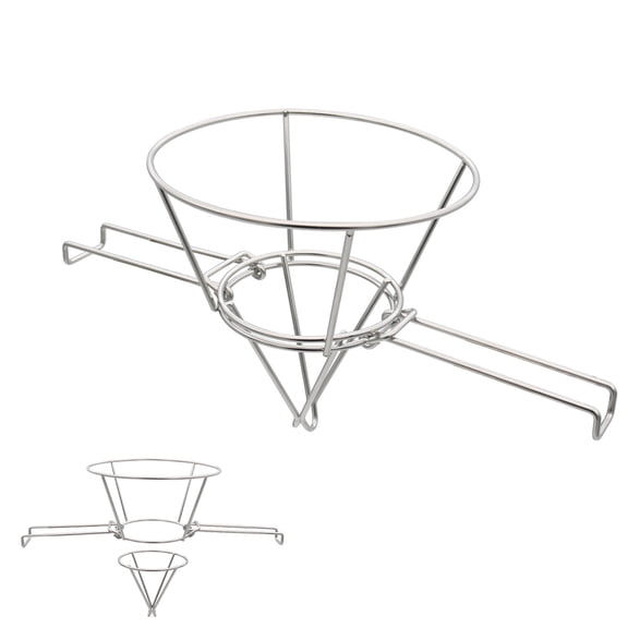 Generic 10-Inch Conical Oil Filter Paper Holder with 25 Filter Bags, Commercial Syrup & Frying Oil Strainer Stand - SINGLE STAND IN CARTON