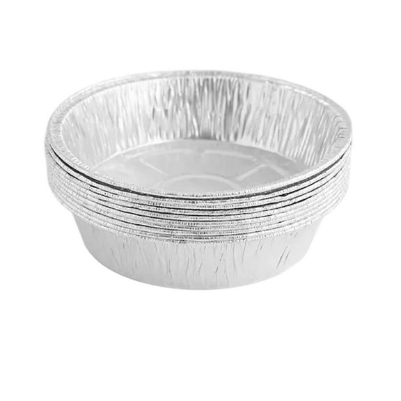 Generic 10pcs Classic Moulds Disposable Aluminum Baking Pan Kitchen Tools Consummate For Baking Cakes Brownies Bread Meatloaf Lasagna Or Lunch Box