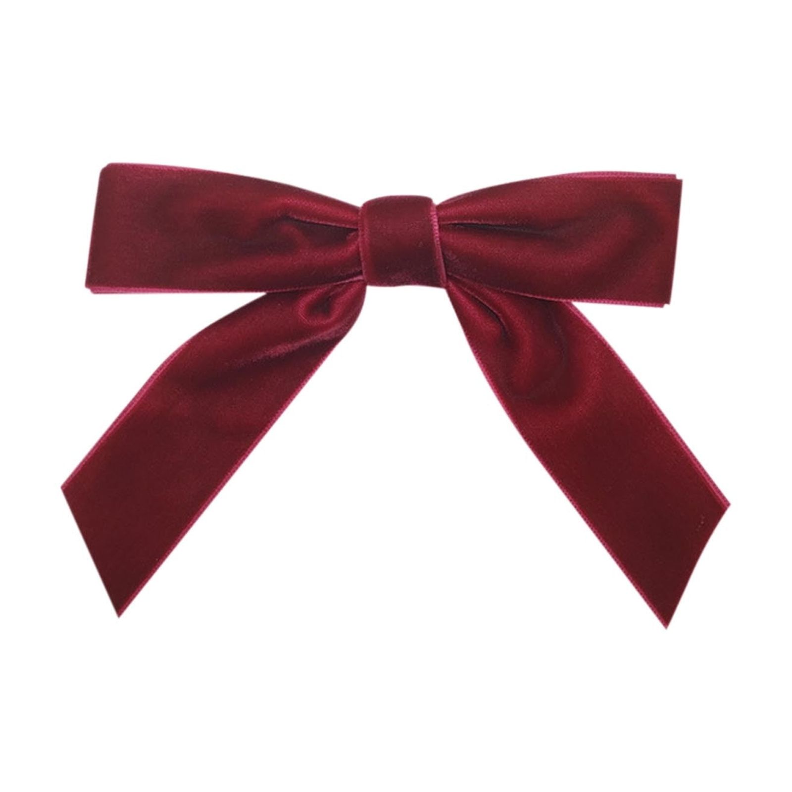 Generic 12 Pcs Velvet Christmas Bows for Christmas Tree Rustic Crafts Gift Bows Vintage Velvet Ribbon Bows for Xmas Home Outdoor Indoor