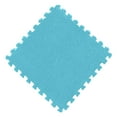thumbnail image 1 of Generic 12x12 Inch Interlocking Plush Puzzle Floor Mat Foam Carpet Tiles Blue, 1 of 3