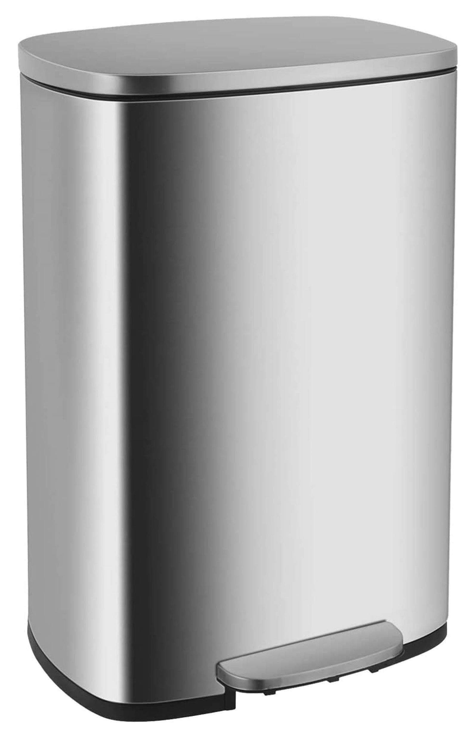 Generic 13.2 Gallon(50L) Trash Can, Fingerprint Proof Stainless Steel