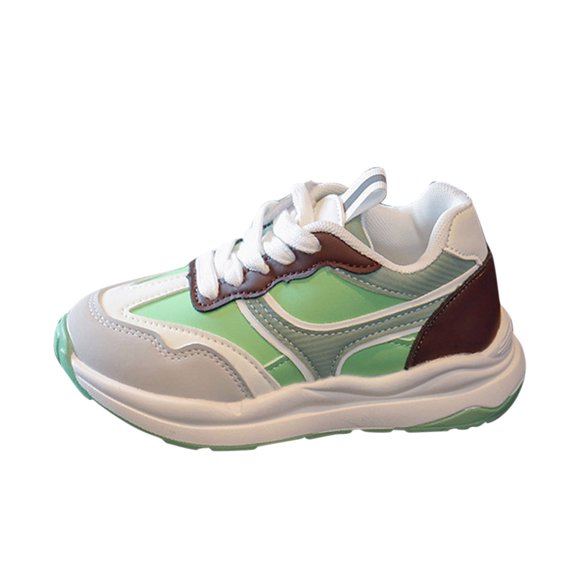 Generic 16 Years Kids Running Shoes Children Kid Baby Girls Boys Striped Bling Flat Led Luminous Sport Sneaker Shoes