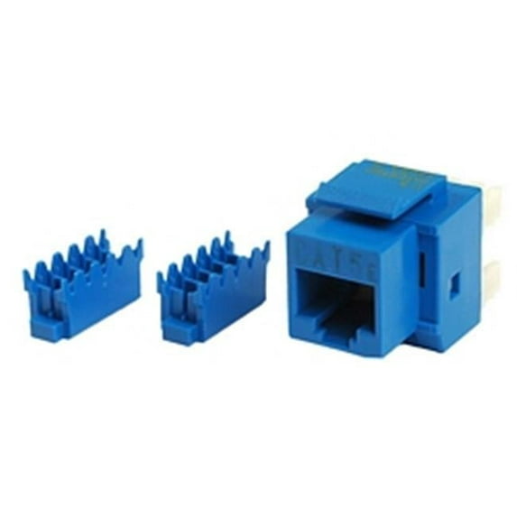 Generic 180 0297 CAT5e 8p8c Keystone Panel Jack- Blue