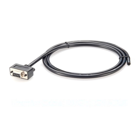 Generic 180 Degree Low Profile DB9 RS232 Serial Cable Compact Slim D Sub 9 Pin RS232 Female COM Port Single Ended Cable for Computer POS