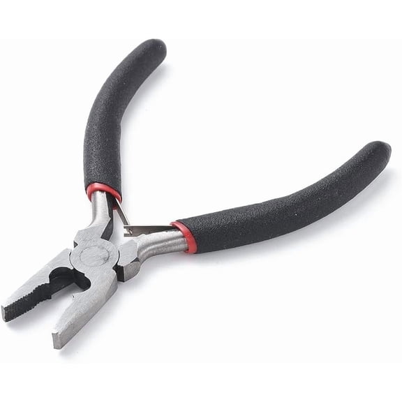 Generic 1Pc Wire Cutter Pliers 4.7 Inch Jewelry Pliers Carbon Steel Jewelry Making Tools Wire Looping Bending Mini Chain Nose Gripping 1pc
