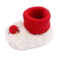 thumbnail image 1 of Generic 2024 New Fashion Toddler Shoes Plus Velvet Floor Shoes Thick Cartoon Indoor Non Slip Christmas Shoes for Classic Fashion Breathable (2.5-3 Years,Red), 1 of 4