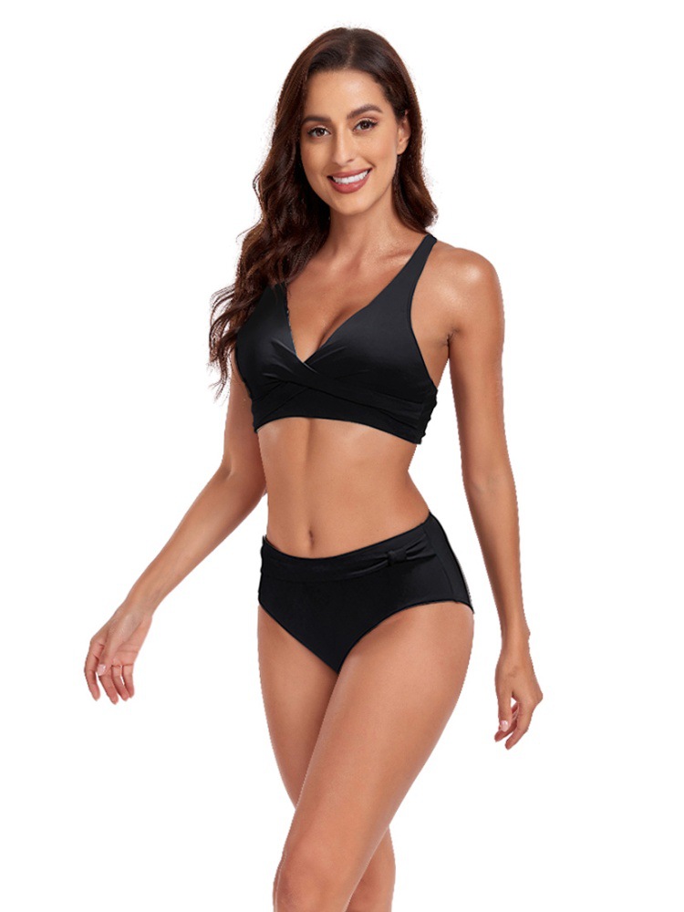 EBay fast selling hot sell 2021 Bikini Bikini Bikini new swimsuit split swimsuit SU0003