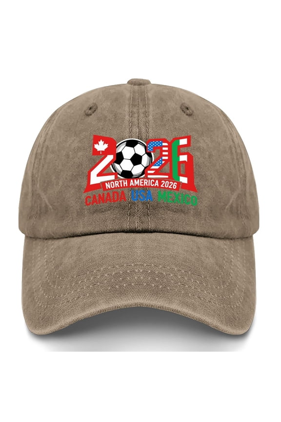 2026 World Soccer Tournament Hats for Men Black Women Funny Gag Adjustable Baseball Hat for Dad Dirty