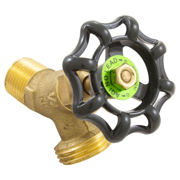 Generic 26-555-1005 Pool Plumbing Parts Hose Bib, 0.5" Male Pipe Thread, Brass