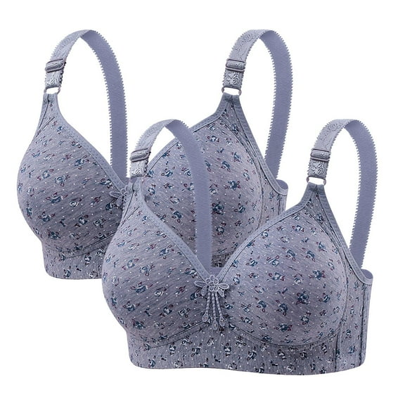 Generic 2PC Push Up Bra for Women No Underwire Uplift Sculpting T-Shirt Bra Full Coverage Bra Everyday Bra