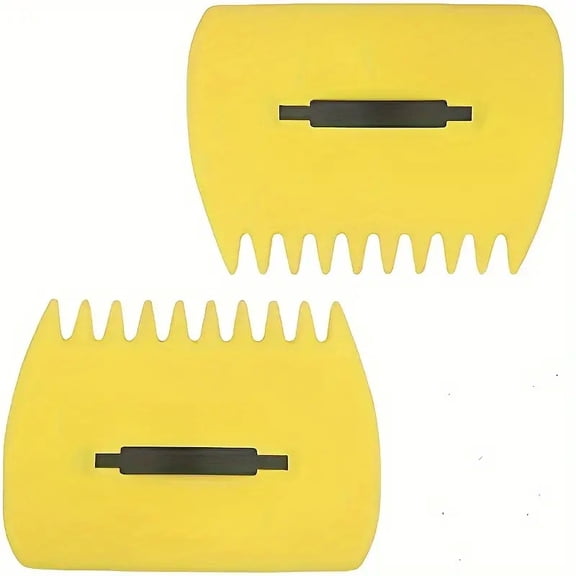 Generic 2pic Plastic Leaf Grabber & Lawn Rake, Lightweight Garden Debris Collector for Gathering Leaves, Grass Clippings & Yard Waste Multiple Colors Available