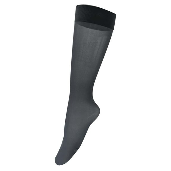 Generic 3 Pairs Of Men's Black Silk Business Socks Casual Mid Calf Socks Non Marking Calf Socks Ultra Thin Simple Stockings Women'S Trendy Over-The-Knee Socks