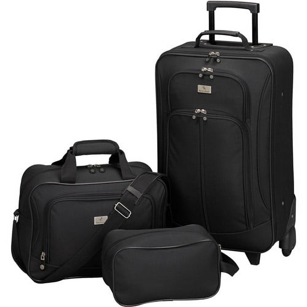 Generic 3-Piece Rolling Carry-On Luggage Value Set - image 1 of 4