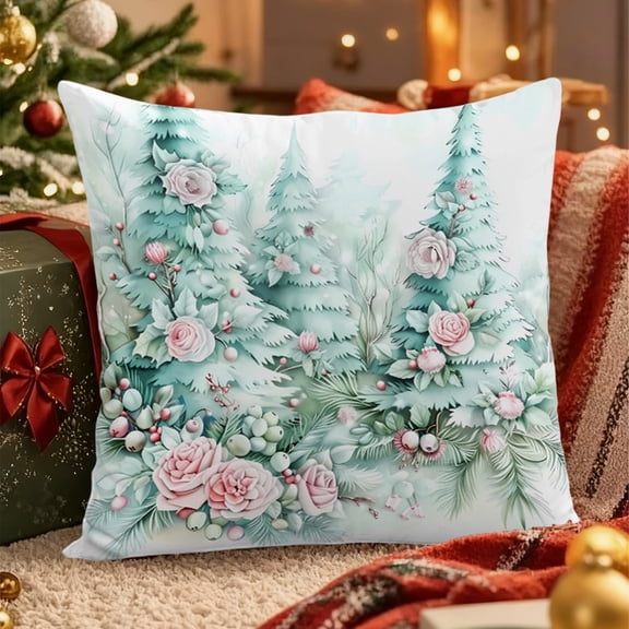 Generic 45 X 45cm Christmas Pillow Cover Holiday Decoration Sofa Decoration Pillow Cushion Cover