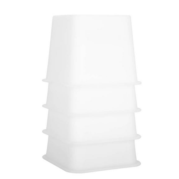 Generic 4Pcs Furniture Sofa Bed Chair Riser White Heighten Lift Tool Set, Suitable For Raising Bed, Chair And Other Furniture, Can Provide Extra Space When Rising Bed