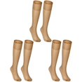 thumbnail image 1 of Generic 5 Pairs Of Women'S Silk Thigh High Socks Nylon Socks For Women Party Tights Accessories Men And Women'S Trail Hiking Compression Socks, 1 of 4