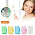 thumbnail image 1 of Generic 50 Pcs Toothbrush Travel Caps - Protective Toothbrush Covers for Travel & Home, Family Toothbrush Head Holders, Dustproof, Portable, Multi-Color Set, Durable PP Plastic, Fits Most Manual, 1 of 7