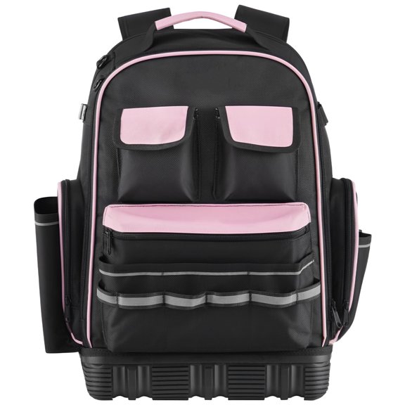 Tool Backpack 56 Pockets Heavy Laptop Compartment Molded Base for Electrician  Techs
