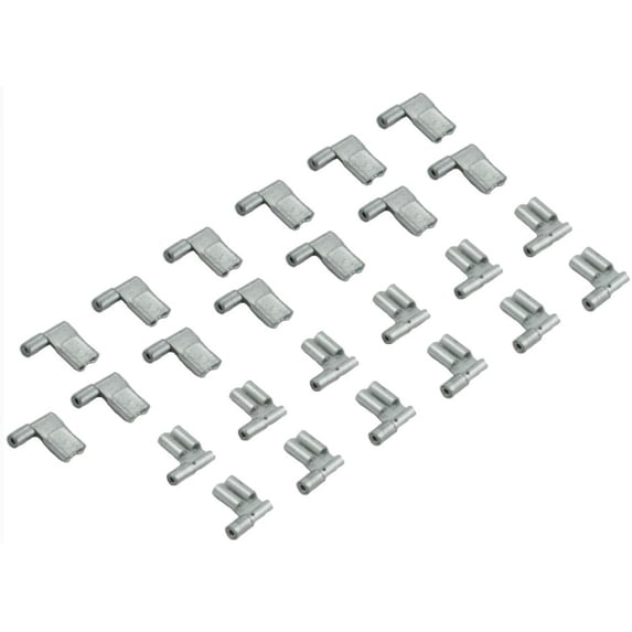Generic 60-555-1780 Disconnect 90 Degree Female 22-18AWG .250 Tab Bare Qty 25