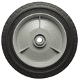 thumbnail image 1 of Generic 7in. x 1.5in. Diamond Tread Solid Tire with Offset Plastic Hub, 1/2in., 1 of 3