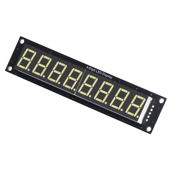 Generic 8 Digit LED Segment Display Module, 0.56in 7-Segment Digital Tube with 74HC595 Driver, White Display for DIY Electronics