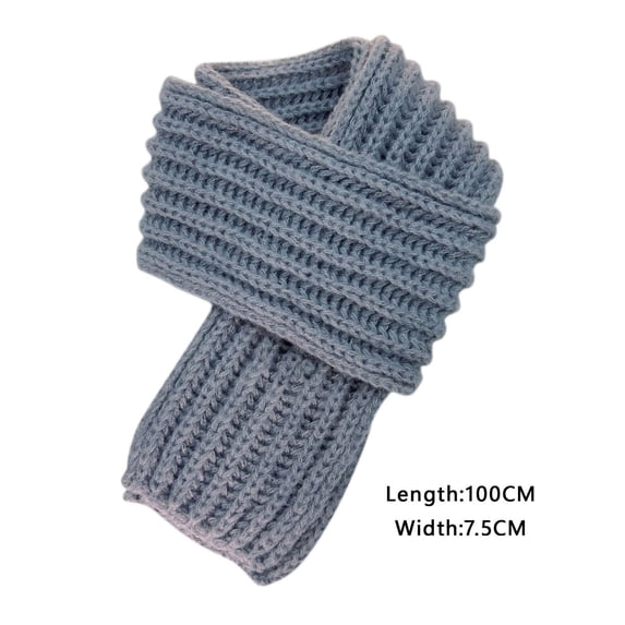 Generic 9 Colors Kids Scarf Boys Baby Winter Warm Scarf Knit Shawl Scarf Children Neck Collar Keep Warm Accessories