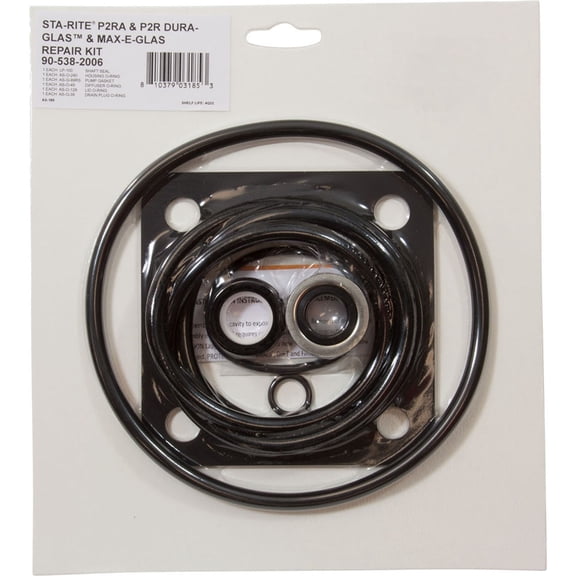 Generic 90-538-2006 Pump O-Ring Kit Sta-Rite Dura/Max-E-Glas w/ Seal