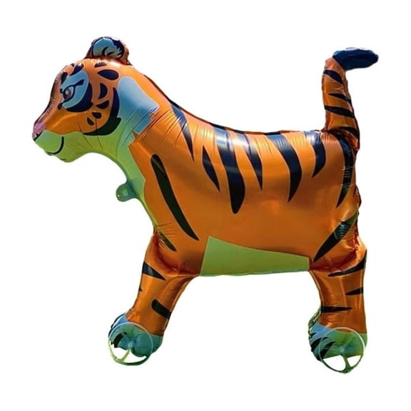 Giant 4D Walking Animal Foil Balloons, Interactive Helium-Free Party Decoration & Toy