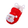 Generic Baby Girl Fall Boys Christmas Booties Soft Santa Winter Warm