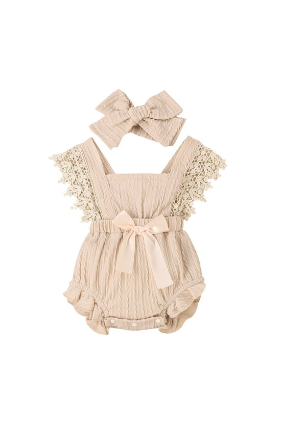 Baby Girl Romper Baby Boy Romper Short Sleeve Bodysuit Children'S Cartoon Character Triangle Jumpsuit Girls Sleeveless Lace Ruffles Romper Bodysuit For Children Clothes