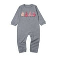 Generic Baby Girl Romper Long Sleeved Christmas Solid Color Harness