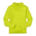 thumbnail image 1 of Generic Baby Girls Boys High Neck Candy Color Children's Long Sleeve Base T Shirt For 2 To 7 Years, 1 of 4
