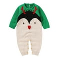 thumbnail image 1 of Generic Baby Kids Boys Girls Christmas Tree Knitted Sweater Baby Jumpsuit Romper Christmas Ugly Baby Jumpsuit Romper Cotton Boy Girl Christmas Cartoon Knitted Sweater, 1 of 4