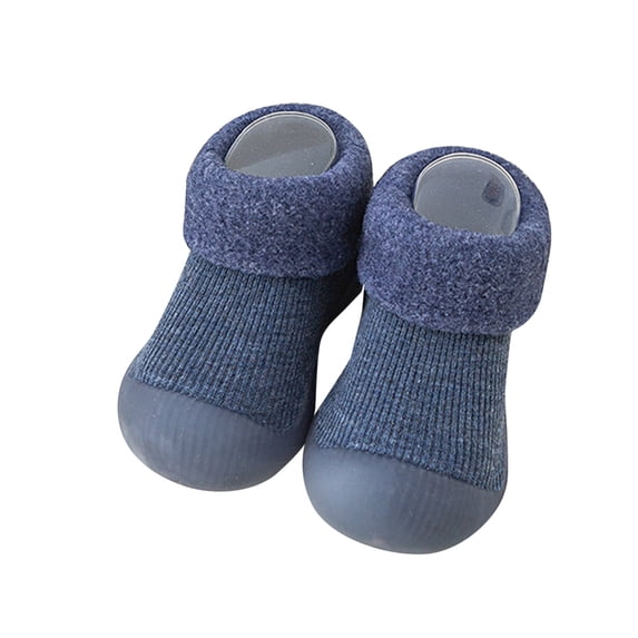 Generic Baby Shoe Boys Girls Sock Shoes Non-Slip First Walking Shoes Cotton Rubber Soft Sole Barefoot Water Shoes Floor Socks