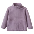 thumbnail image 1 of Generic Baby Toddler Polar Fleece Jacket Lightweight Full Zip Coat with Pockets, 1 of 9