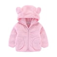 thumbnail image 1 of Generic Kids Warm Overcoats Toddler Baby Girl Boy Fashion Jacket Children's Long Sleeve Hooded Winter Coat Outerwear with Pockets(Pink,2-3 Years), 1 of 3